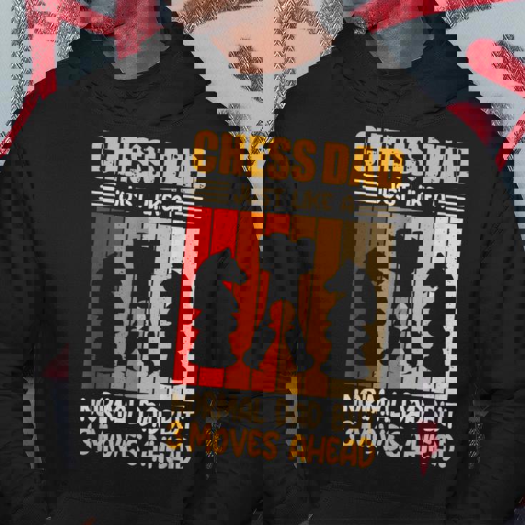 Schach Spielender Vater Schachmeister Hoodie Lustige Geschenke