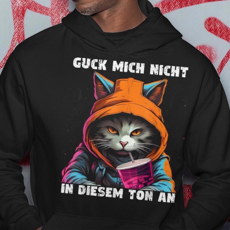 Schau Mich Nicht In Diesem Ton An Hoodie Lustige Geschenke