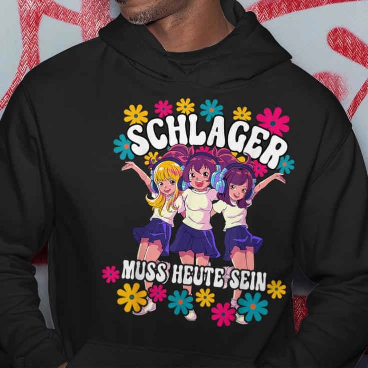 Schlager Muss Heute Sein Hoodie Lustige Geschenke