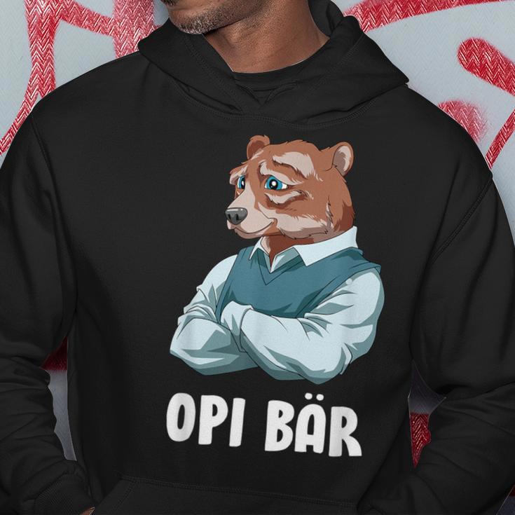 Schlauer Opi Bär Frisch Gebakener Opa German Kapuzenpullover Lustige Geschenke