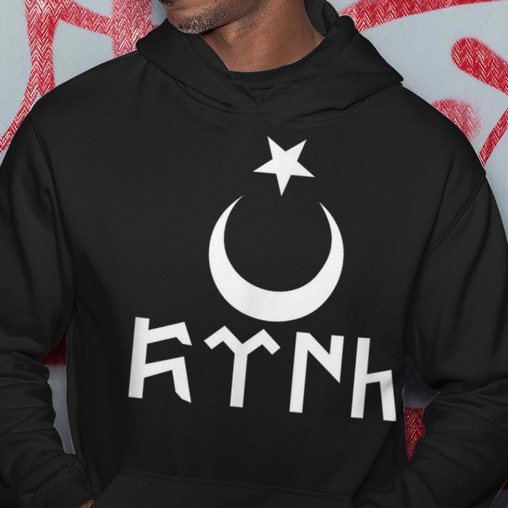 Schlichtes Göktürk Alttürkische Schrift Hoodie Lustige Geschenke