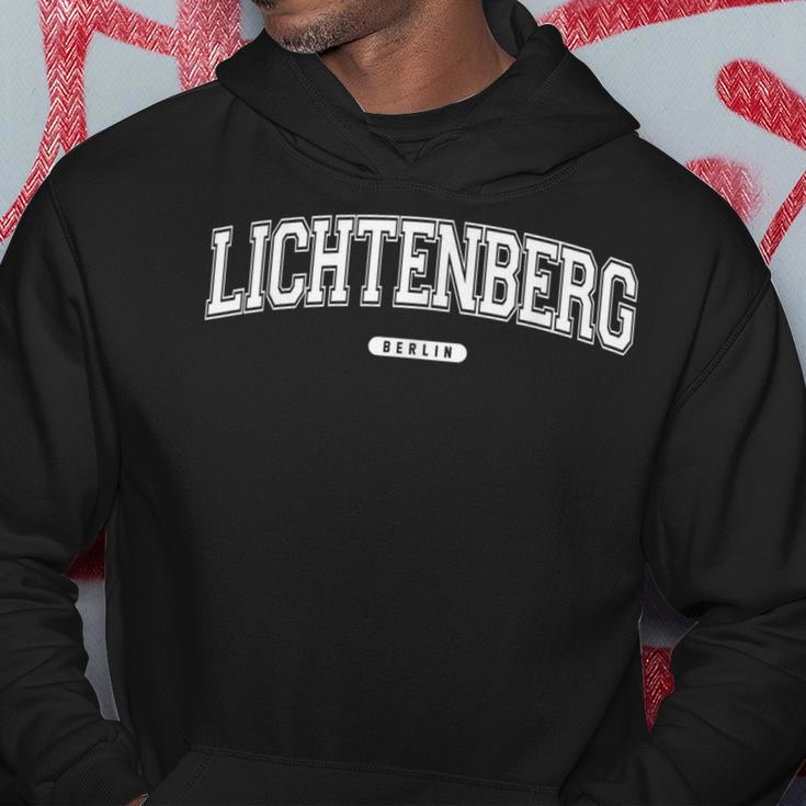 Schwarzes Hoodie im Lichtenberg College-Stil, Design für Studenten Lustige Geschenke