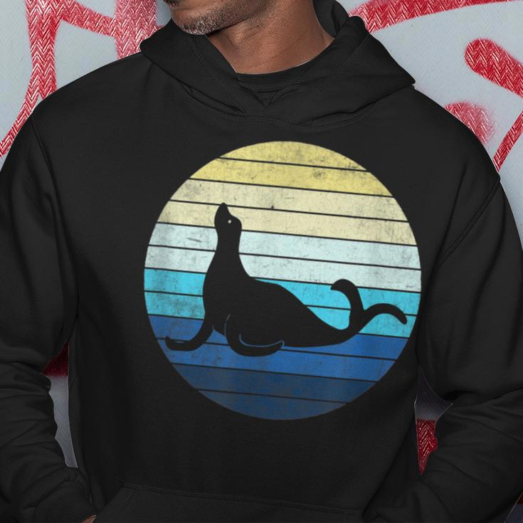 Seal Vintage With Baby Seal Lover Sea Lion Hoodie Unique Gifts