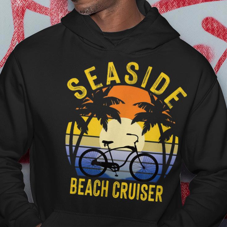 Seaside Beach Cruiser California Surf Skate Beach Lifestyle Hoodie Unique Gifts