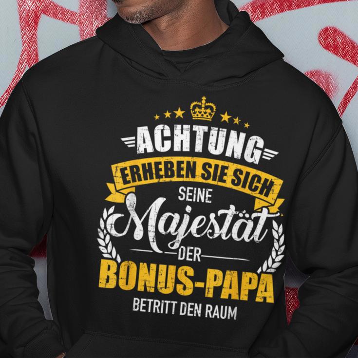 Seine Majestät Bonus Papa Slogan Kapuzenpullover Lustige Geschenke