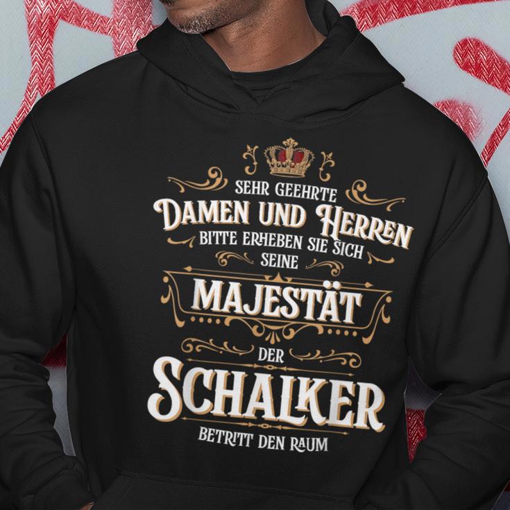 Seine Majestät Der Schalker Betritt Den Raum Seine Majestät Der Schalker Betritt Den S Hoodie Lustige Geschenke