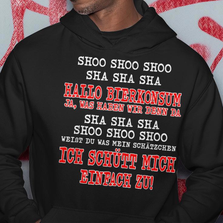 Sho Sho Sho Sha Sha Sha Hello Bierkonsum Ja Was Haben Haben Hoodie Lustige Geschenke