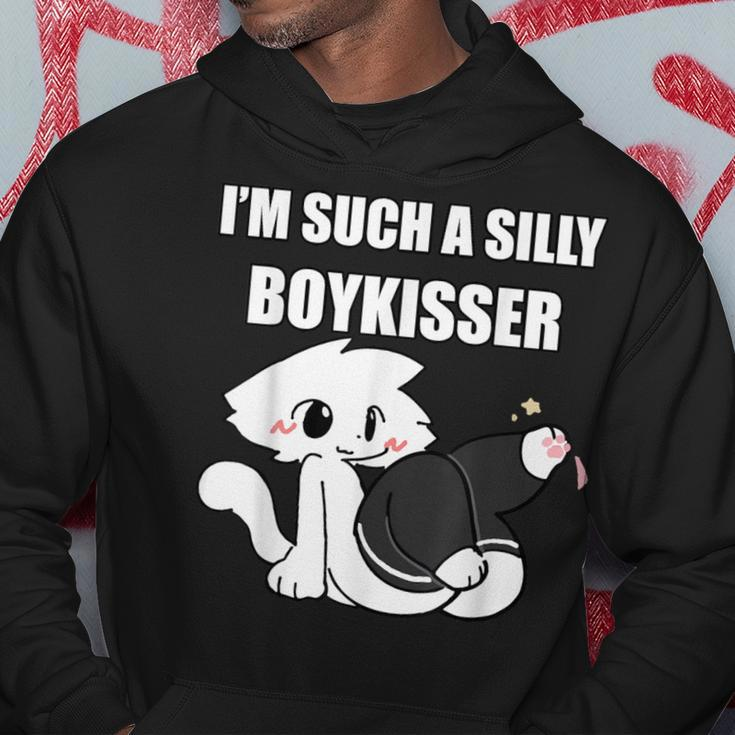 Silly Boy Kisser Meme Femboy Gay Pride Lgbtq Hoodie Personalized Gifts