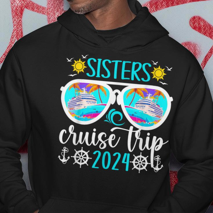 Sisters Cruise Trip 2024 Vacation Travel Sisters Cruising Hoodie Funny Gifts