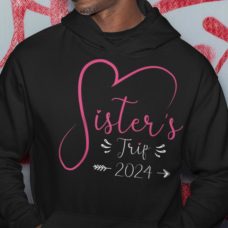 Sisters Trip 2024 Girls Road Trip 2024 Vacation Lovers Hoodie Personalized Gifts