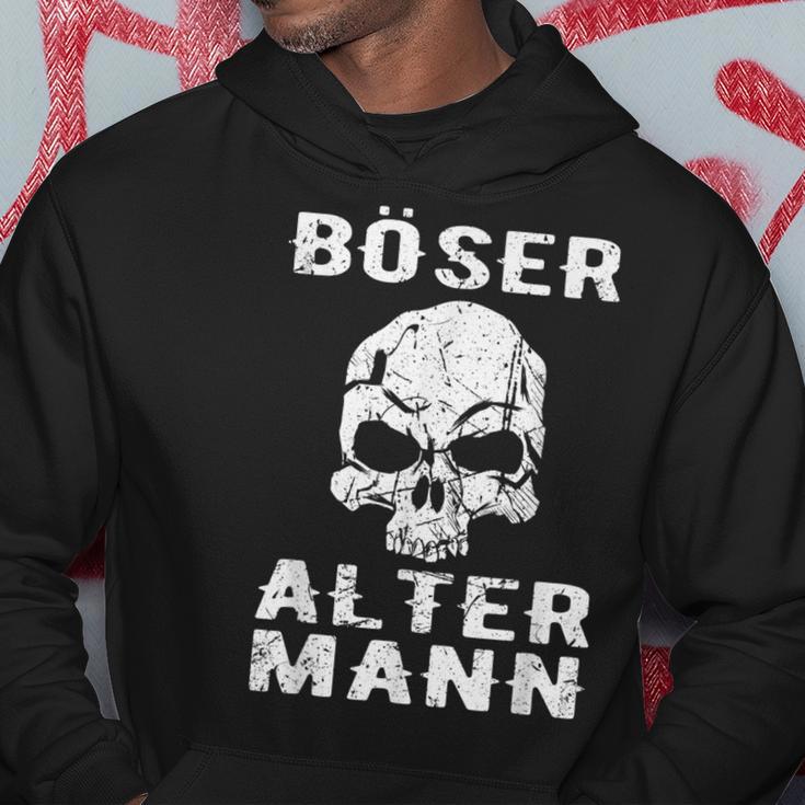 Skull Biker Intage Skull Evil Old Man Hoodie Lustige Geschenke