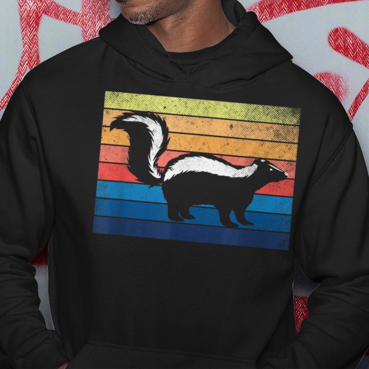 Skunk Vintage Retro Animal Skunks Hoodie Unique Gifts