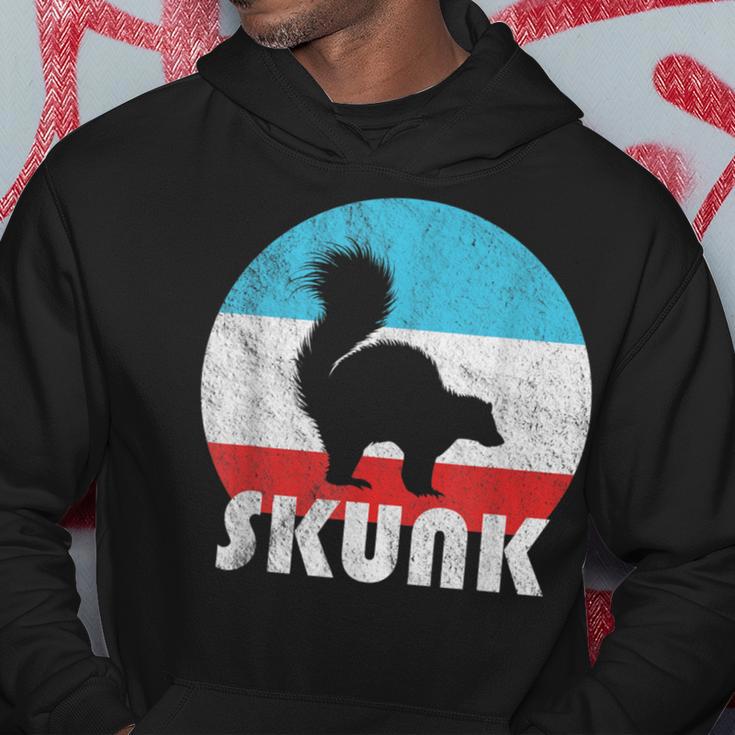 Skunk Vintage Retro Silhouette Hoodie Unique Gifts