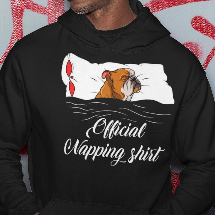 Sleeping English Bulldog Pyjamas Official Napping Hoodie Unique Gifts