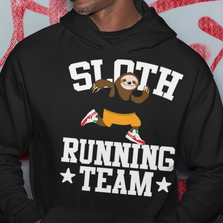 Sloth Running Team Running Hoodie Unique Gifts