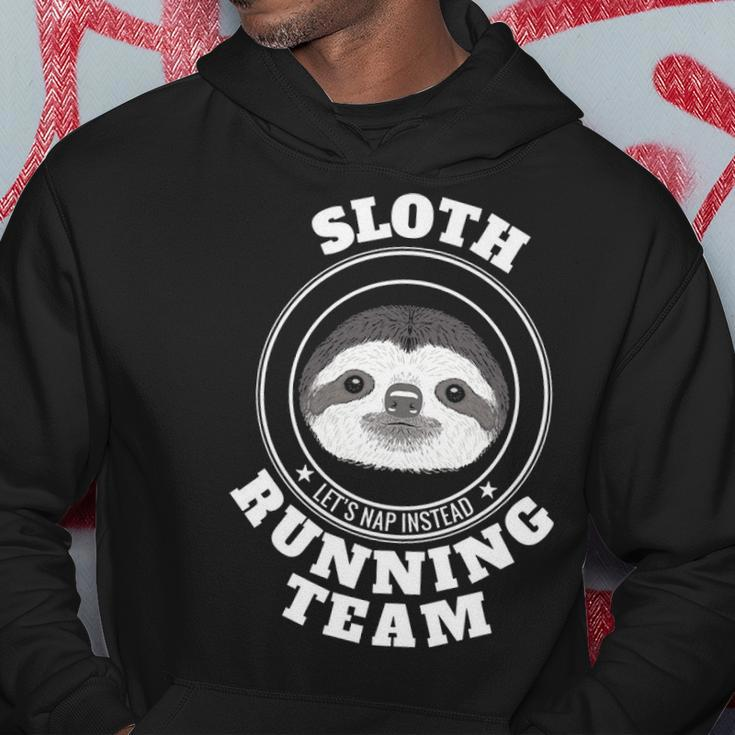Sloth Running Team Lets Take A Nap Instead Hoodie Unique Gifts