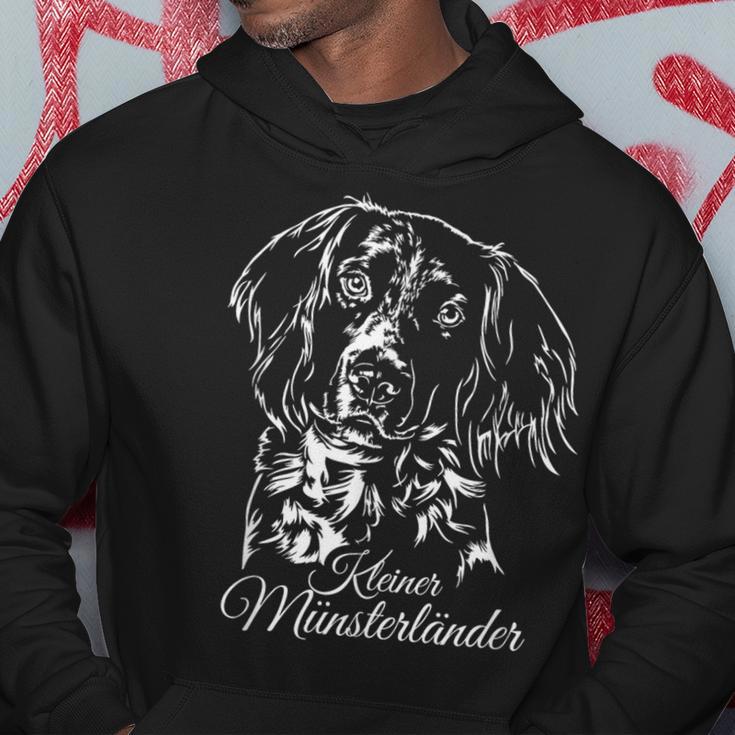 Small Münsterländer Dog Portrait Hunting Dog Hoodie Lustige Geschenke