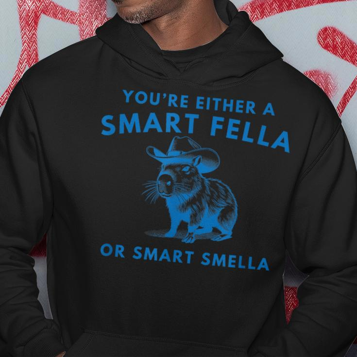 Are You A Smart Fella Or Fart Smella Vintage Style Cabybara Hoodie Unique Gifts