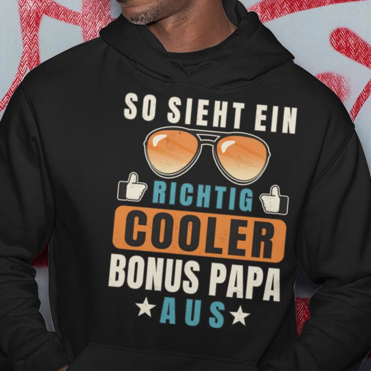 So Sieht Ein Richtig Cooler Bonus Papa Aus Stiefvater Kapuzenpullover Lustige Geschenke