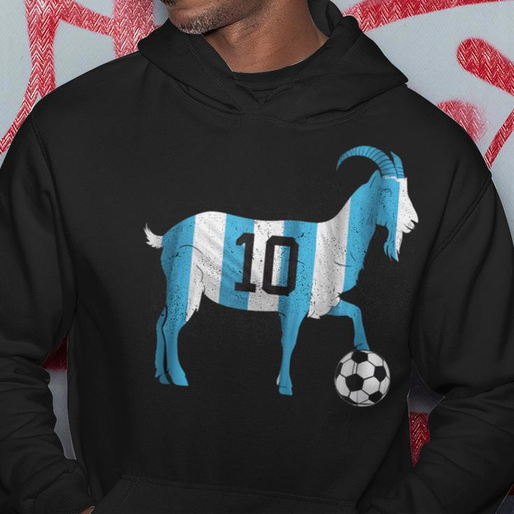 Soccer Football Greatest Of All Time Goat Number 10 Hoodie Personalized Gifts