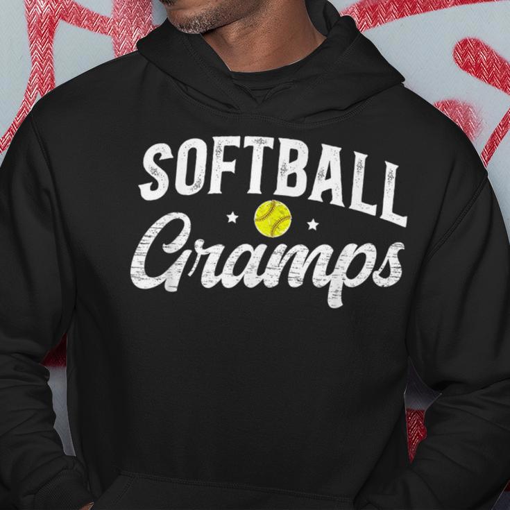 Softball Gramps Of A Softball Player Gramps Hoodie Unique Gifts