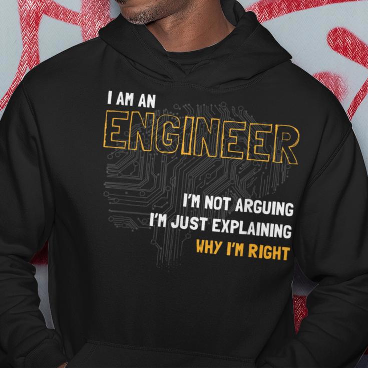 Software Developer I Am An Engineer Hoodie Lustige Geschenke