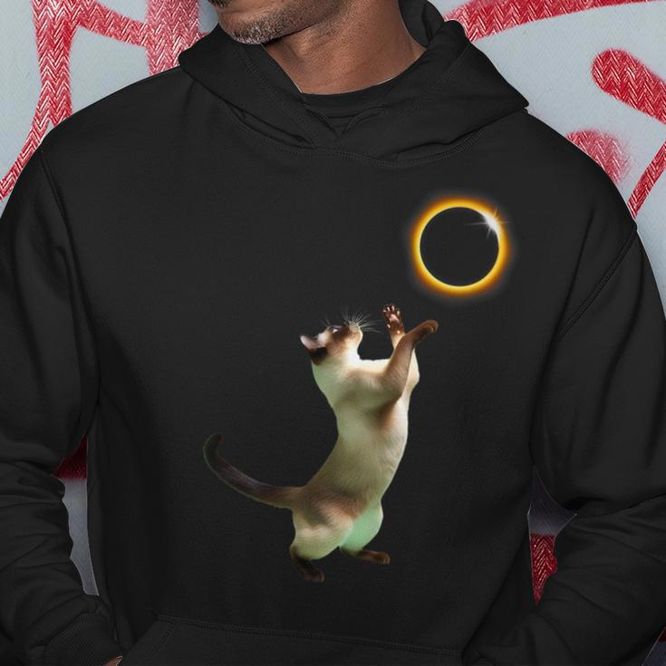 Solar Eclipse 2024 Siamese Cat America Totality Hoodie Personalized Gifts