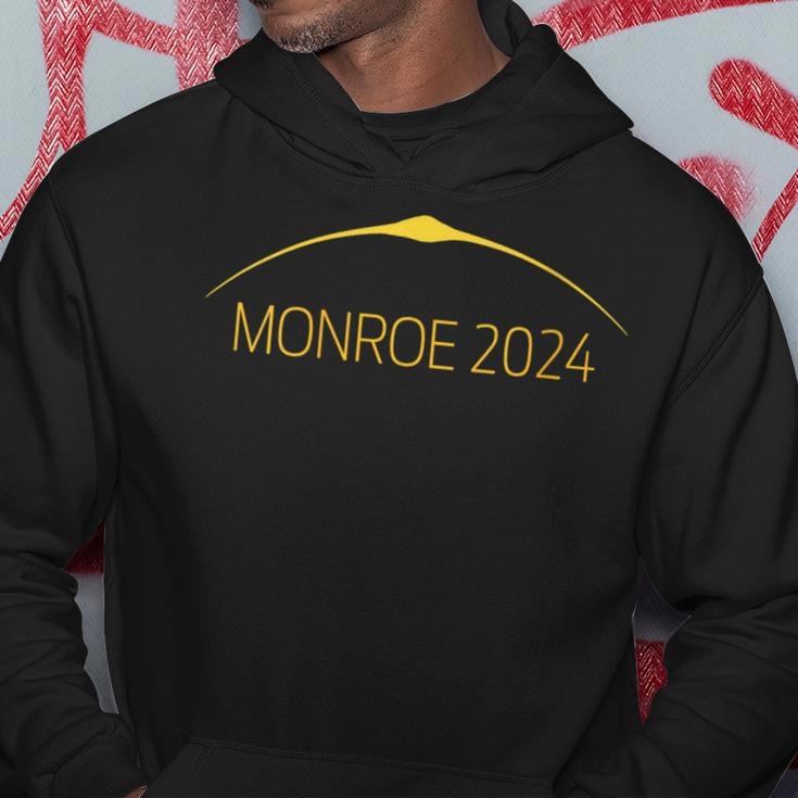 Solar Eclipse 2024 Total Solar Eclipse Michigan Monroe Hoodie Personalized Gifts