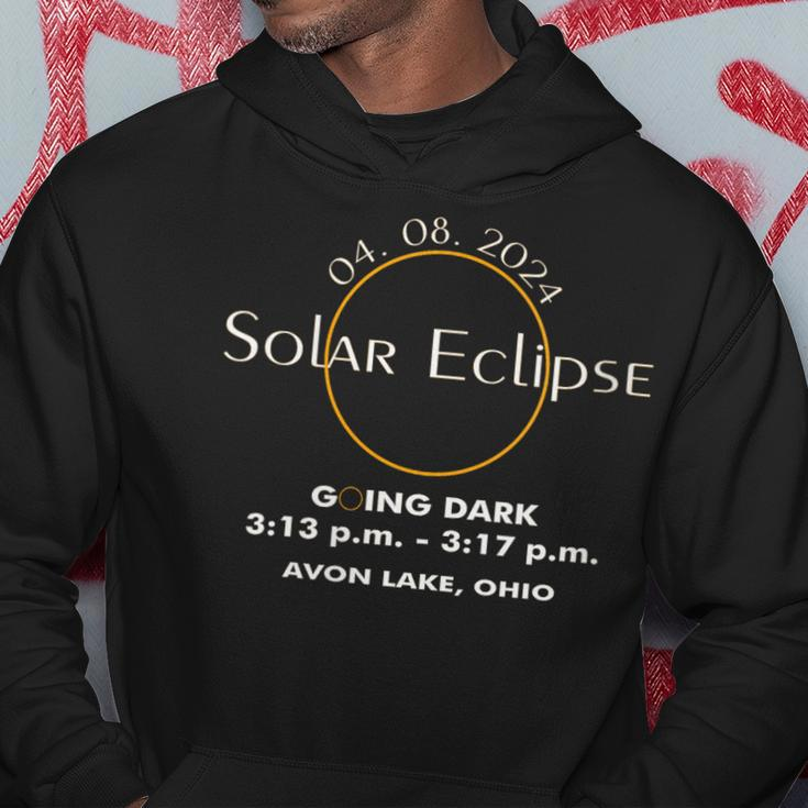 Solar Eclipse April 2024 Family Travel Souvenir Avon Lake Oh Hoodie Unique Gifts