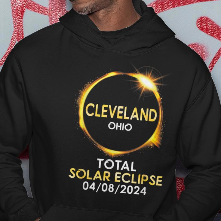Solar Eclipse Cleveland Ohio Total Solar Eclipse 04 08 2024 Hoodie Unique Gifts