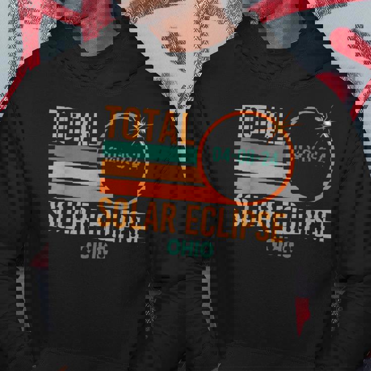 Solar Eclipse Ohio April 8 2024 Total Totality Hoodie Unique Gifts