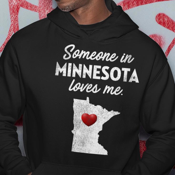 Someone In Minnesota Loves Me Minnesota Mn Hoodie Unique Gifts