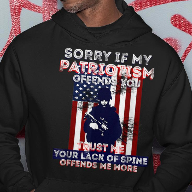 Sorry If My Patriotism Offends You Patriotic America Hoodie Unique Gifts