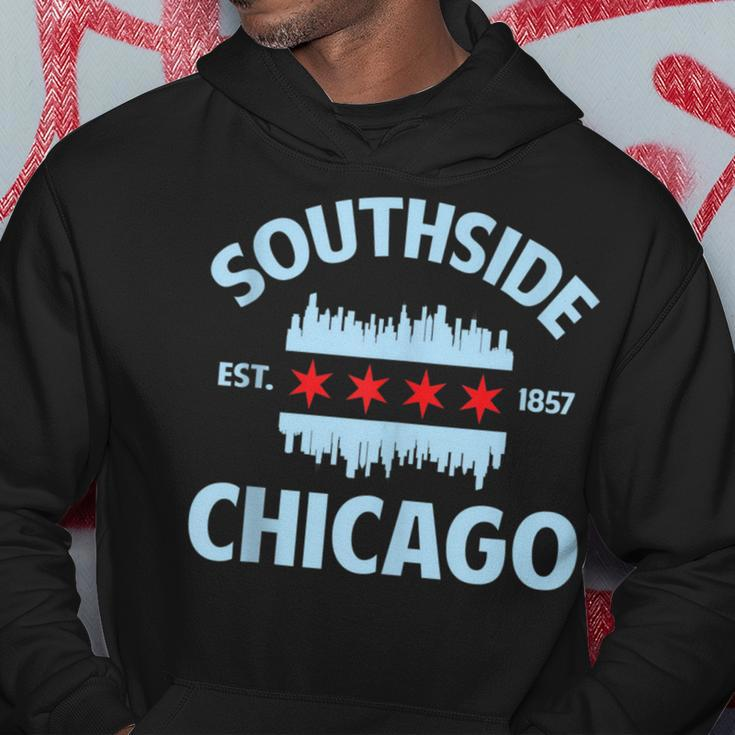Southside Chicago Flag Skyline Hoodie Unique Gifts