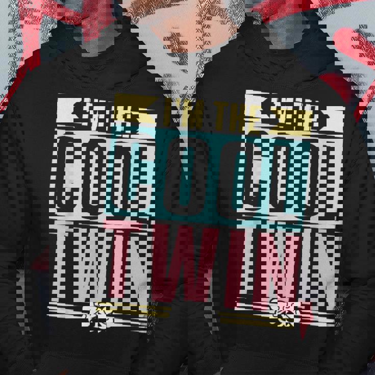 Soy El Gemelo Genial Chicas Gemelos Chicos Humor Twin Sudadera Regalos divertidos