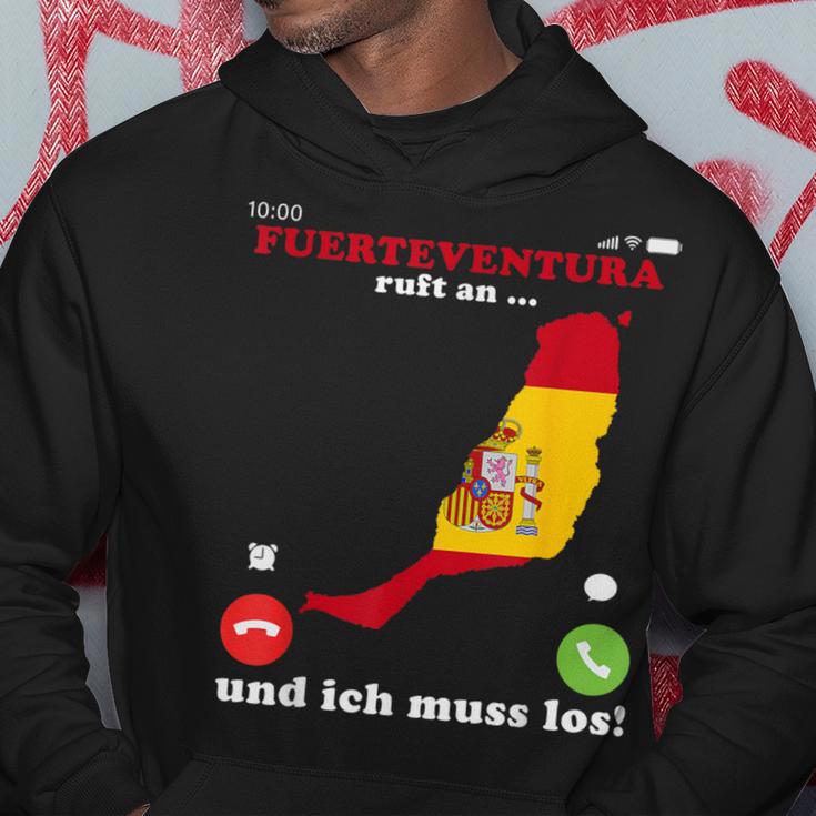 Spain Flag Fuerte Calls And I Must Go Fuerteventura Hoodie Lustige Geschenke