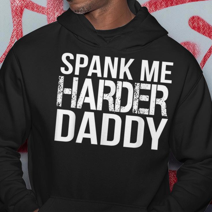 Spank Me Harder Daddy Bdsm Hoodie Lustige Geschenke