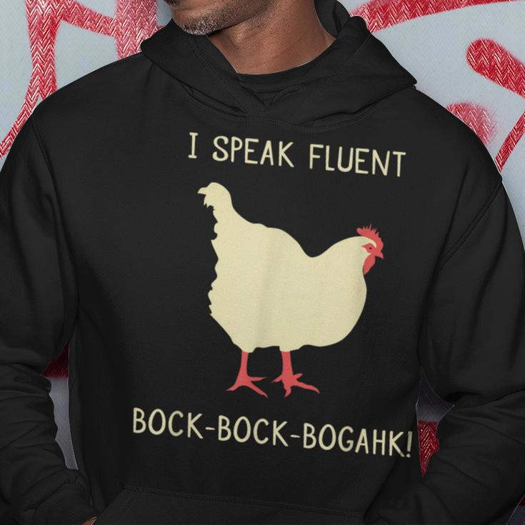 I Speak Fluent Bock-Bock-Bogahk Chicken Hoodie Unique Gifts