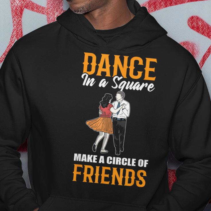 Square Dance Tanz In Einem Quadrat Bilde Einen Freundeskreis German Hoodie Lustige Geschenke