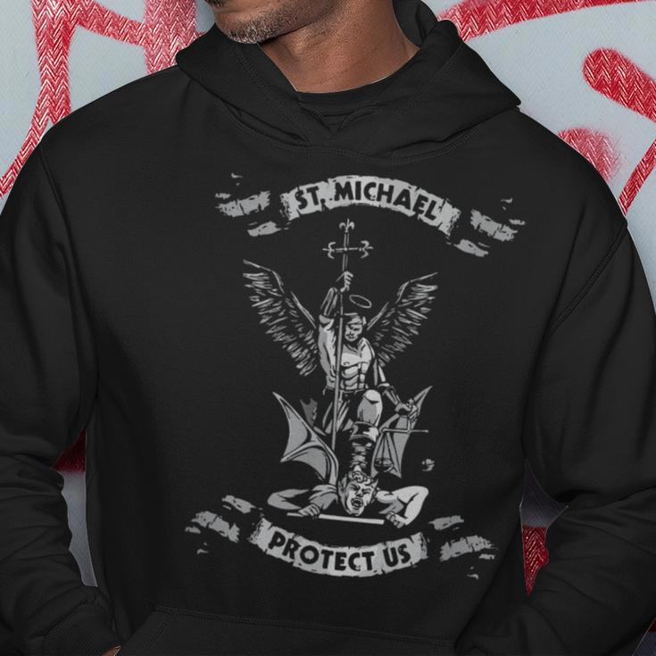 St Michael Protect Us Hoodie Unique Gifts