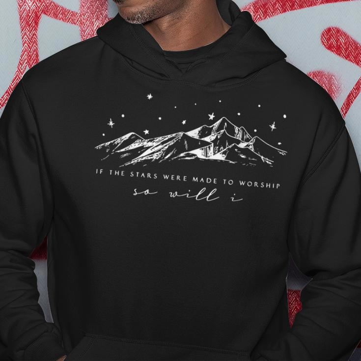 If The Stars Were Made To Worship So Will I Christian Hoodie Unique Gifts