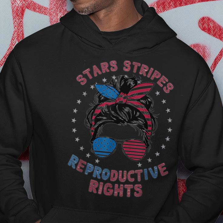 Stars Stripes Reproductive Right Patriotic 4Th Of July Hoodie Unique Gifts