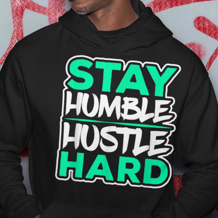 Stay Humble Hustle Hard Rap Lover Entrepreneur Christmas Hoodie Unique Gifts