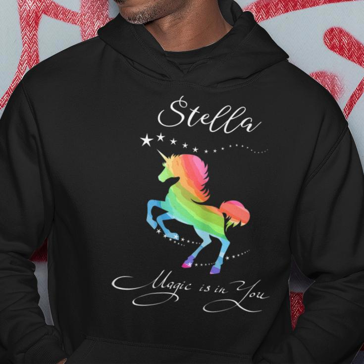 Stella Magic Einhorn Hoodie - Mystisches Pferd mit Regenbogenspritzern Lustige Geschenke