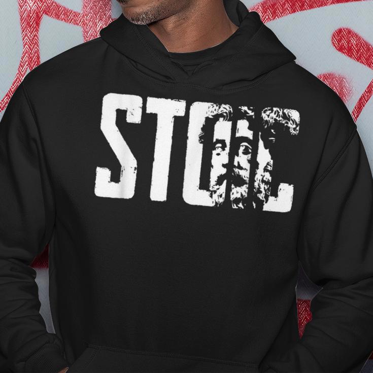 Stoic Stoisch Markus Aurel Stoicism Hoodie Lustige Geschenke