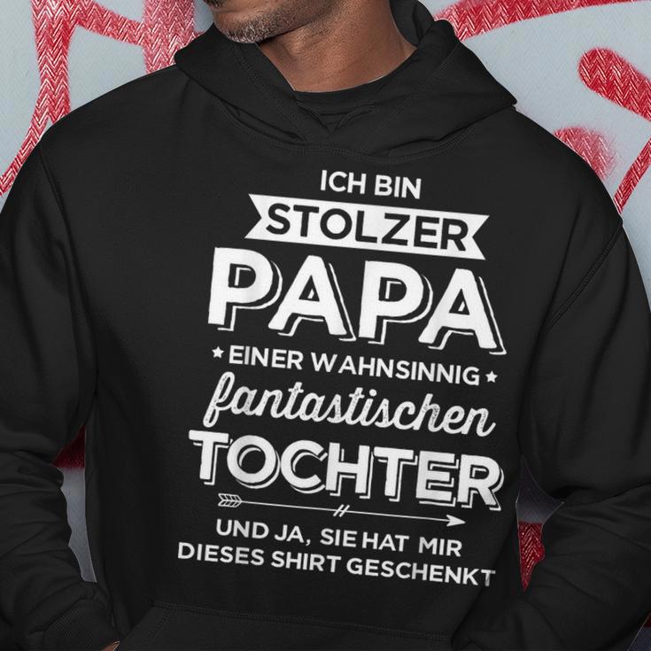 Stolzer Papa Tochter Zumatertag Geburtstag Weihnachten Kapuzenpullover Lustige Geschenke