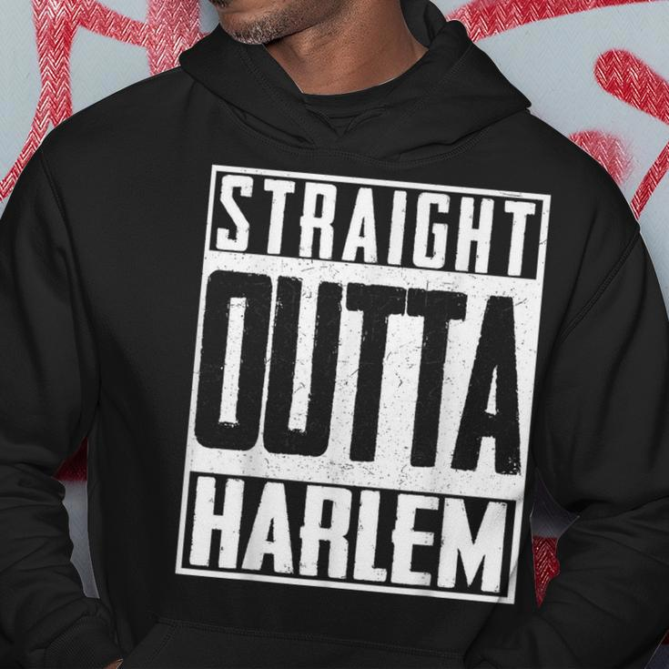 Straight Outta Harlem New York Big Apple Patriot Pride Hoodie Unique Gifts