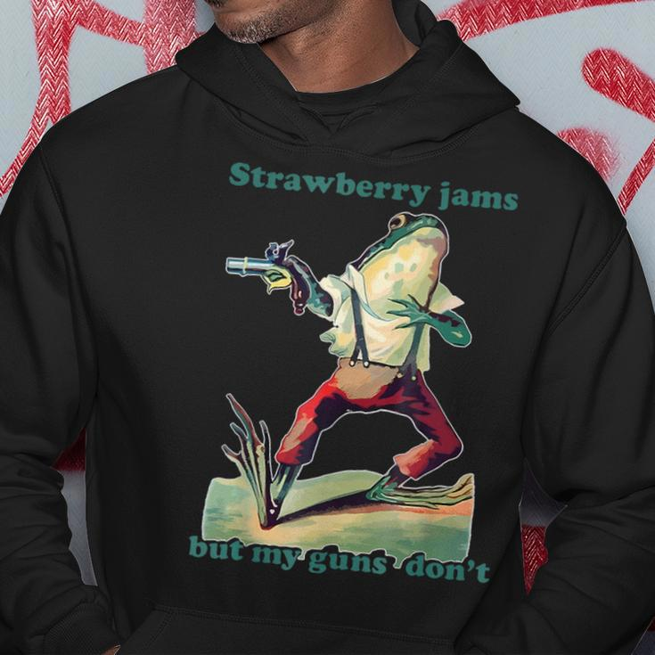Strawberry Jams But My Guns Don't Hoodie Unique Gifts