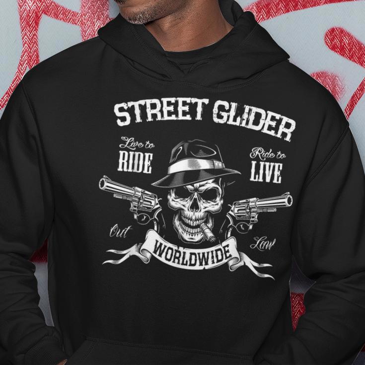 Street Glide Worldwide Motorcycle Biker Street Glider Motiv Hoodie Unique Gifts