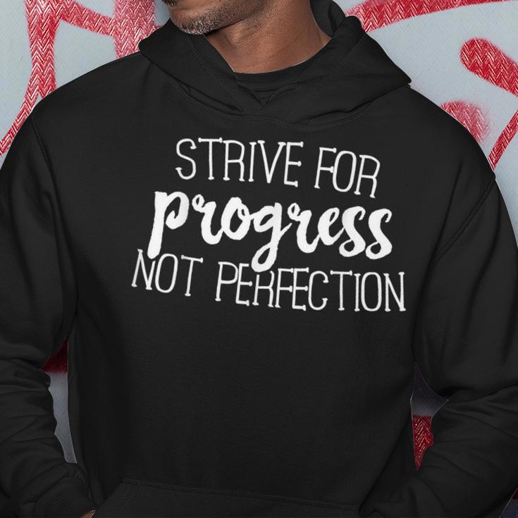 Strive For Progress Not Perfection Speech Therapy Hoodie Unique Gifts